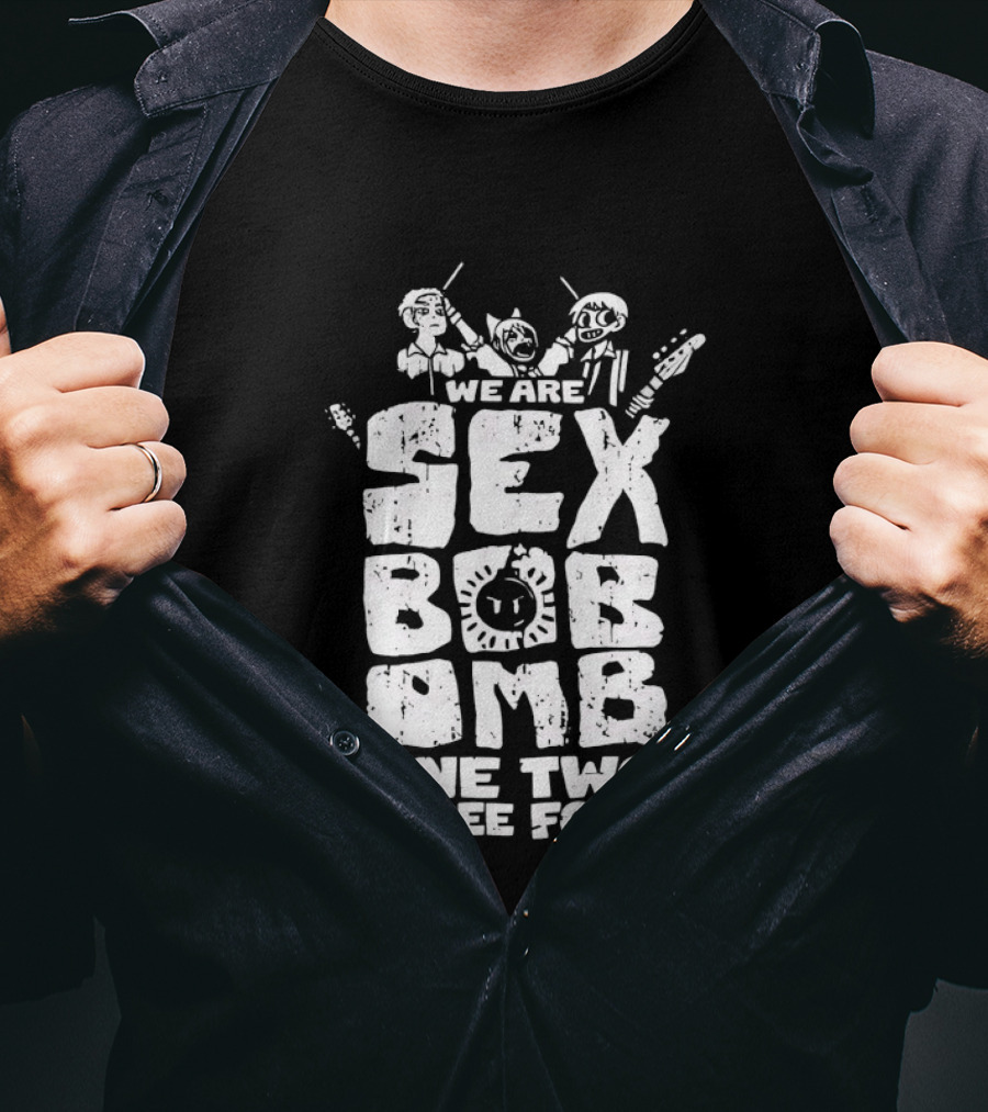 We Are Sex Bob Omb One Two Three Four Band T-Shirt