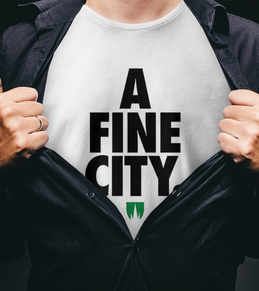 A Fine City Norwich Iconic Norwich Cathedral Spire T-Shirt