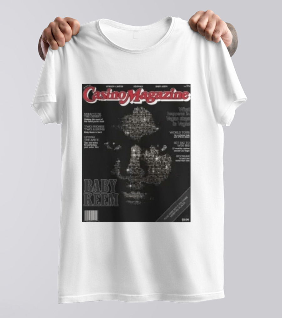 Casino Magazine Baby Keem World Tour Las Vegas Exclusive T-Shirt