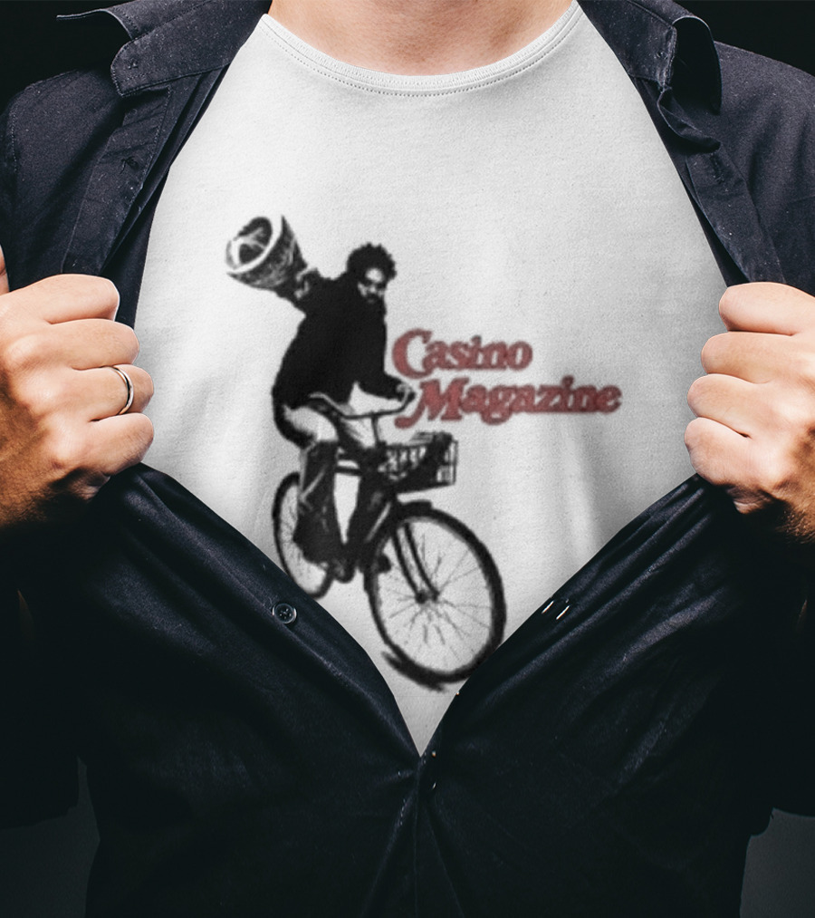 Baby Keem Limited Edition Casino Magazine Cyclist T-Shirt