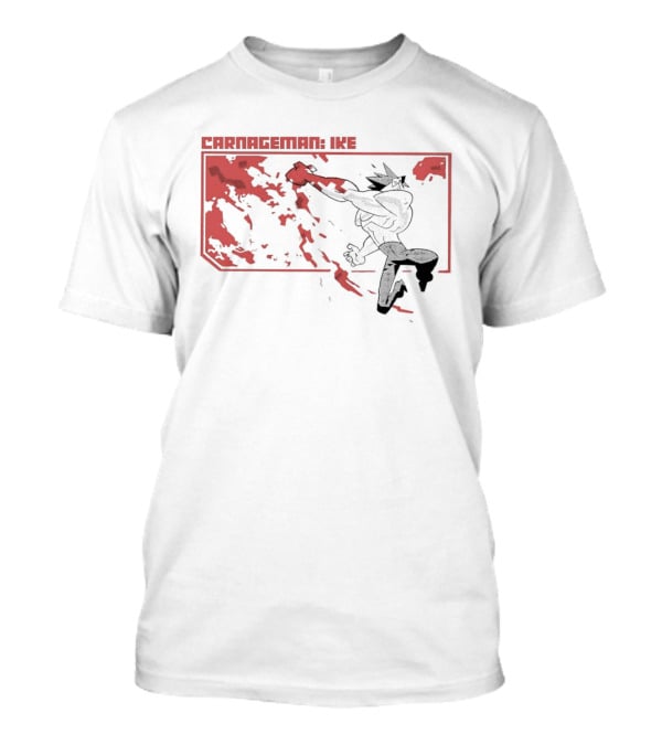 Carnageman Ike Comic Explosive Action T-Shirt