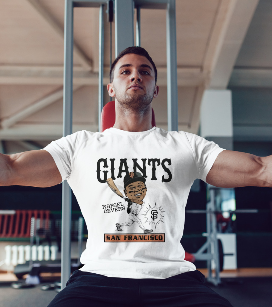 Rafael Devers San Francisco Giants MLB Baseball Caricature Giants San Francisco T-Shirt