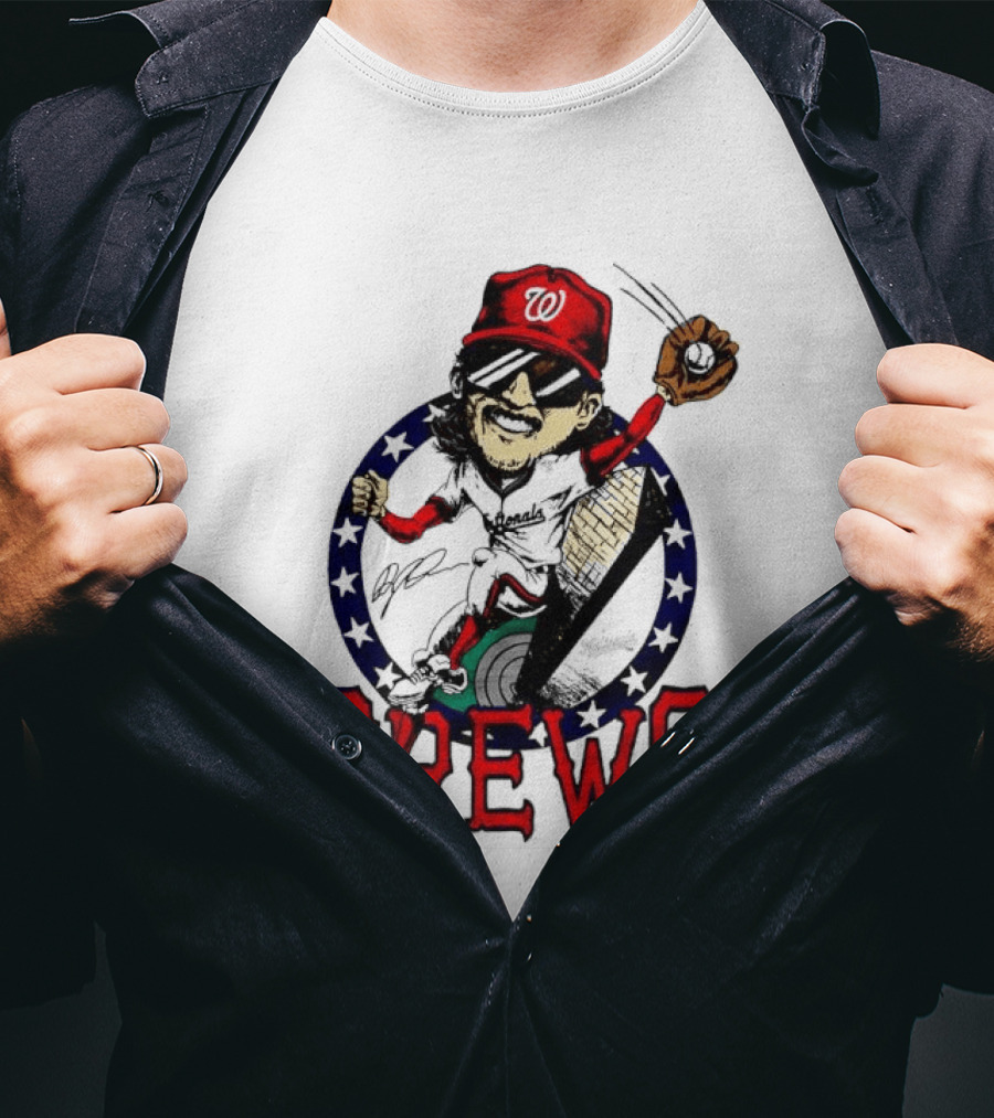 Dylan Crews Washington Nationals MLB Caricature With Baseball Glove And Cap T-Shirt
