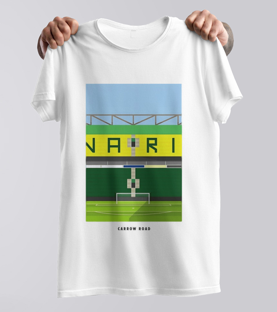 The Canaries Carrow Road Stadium Iconic Architecture T-Shirt