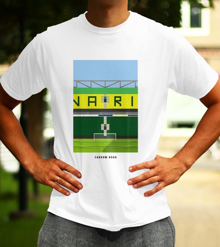 The Canaries Carrow Road Stadium Iconic Architecture T-Shirt