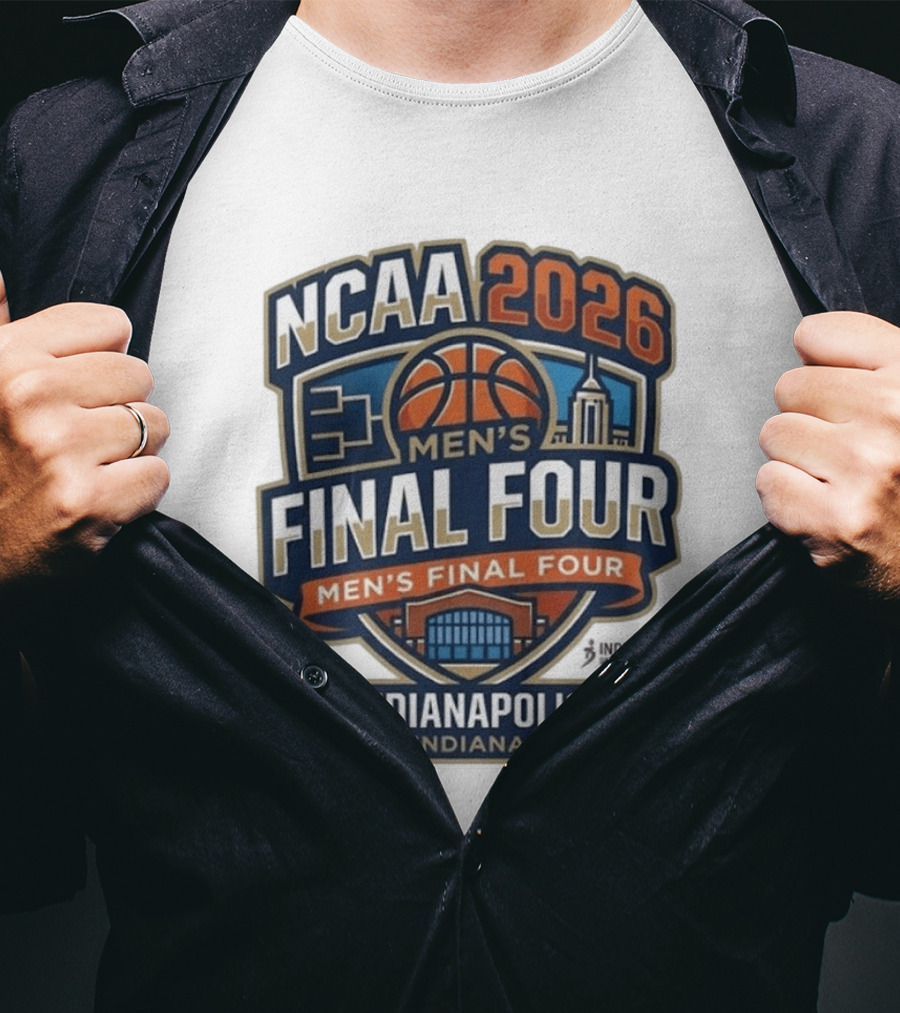 NCAA 2026 Men's Final Four Indianapolis Indiana Tournament T-Shirt