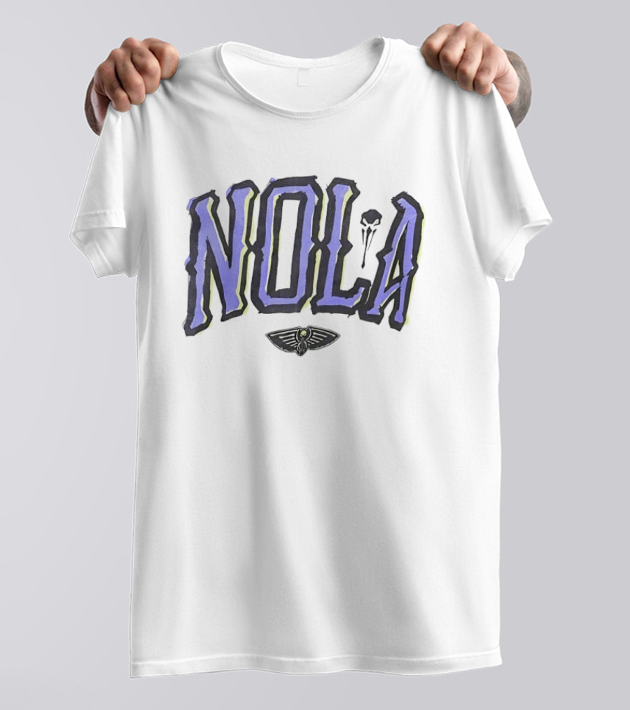 NOLA New Orleans Pelicans Basketball Team Spirit T-Shirt