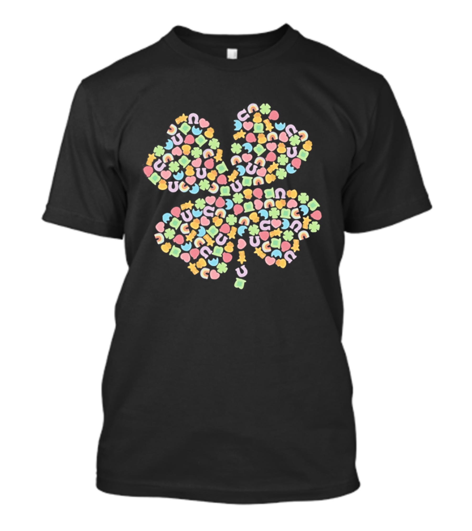 Lucky Charms Four Leaf Clover Candy St Patricks Day 2026 T-Shirt