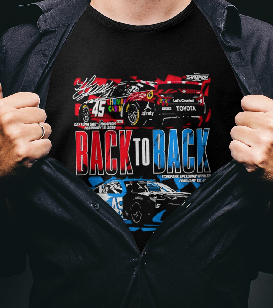 Back To Back Daytona 500 2026 Echopark Speedway Toyota Racing T-Shirt