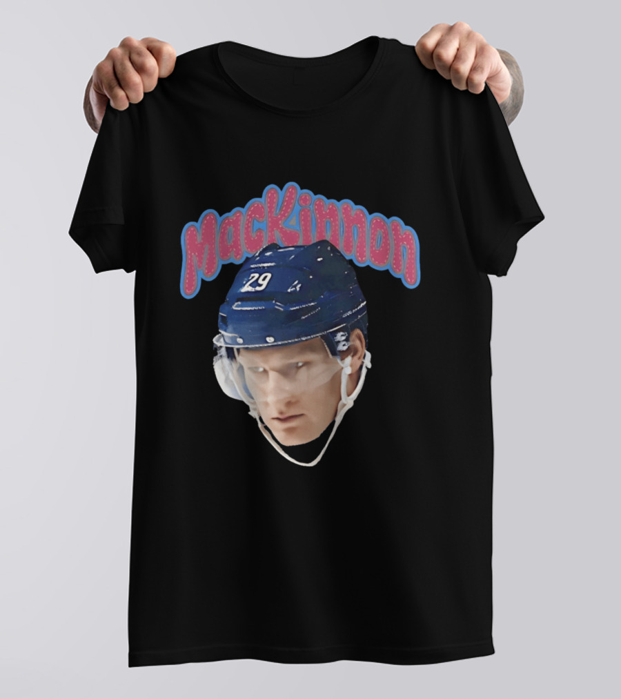 MacKinnon Big Head 29 Colorado Avalanche 26 T-Shirt