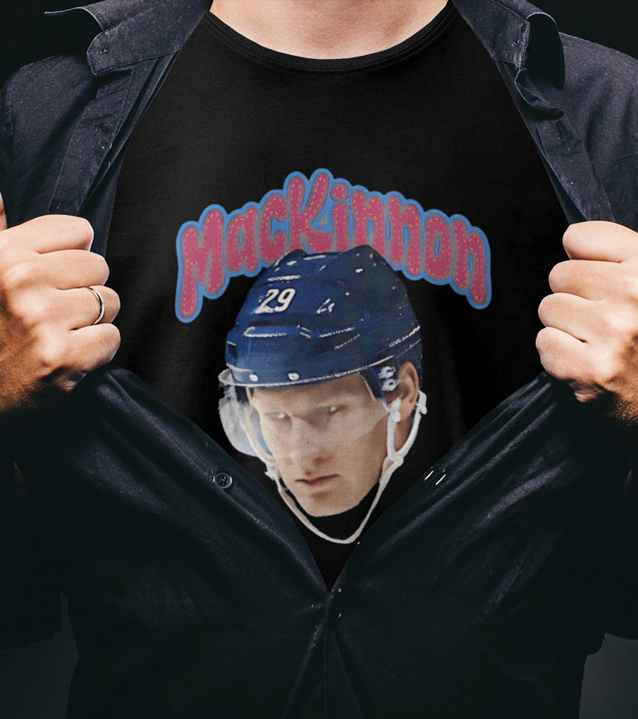 MacKinnon Big Head 29 Colorado Avalanche 26 T-Shirt