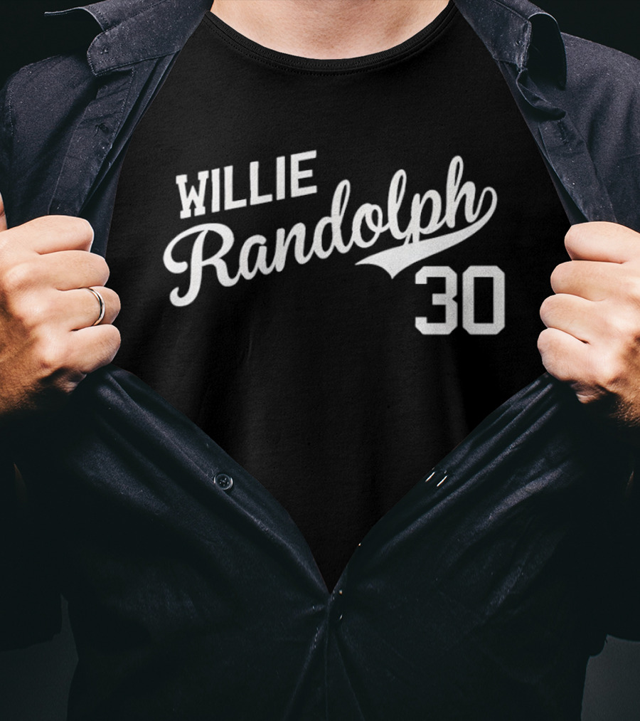 Willie Randolph 30 New York Yankees T-Shirt