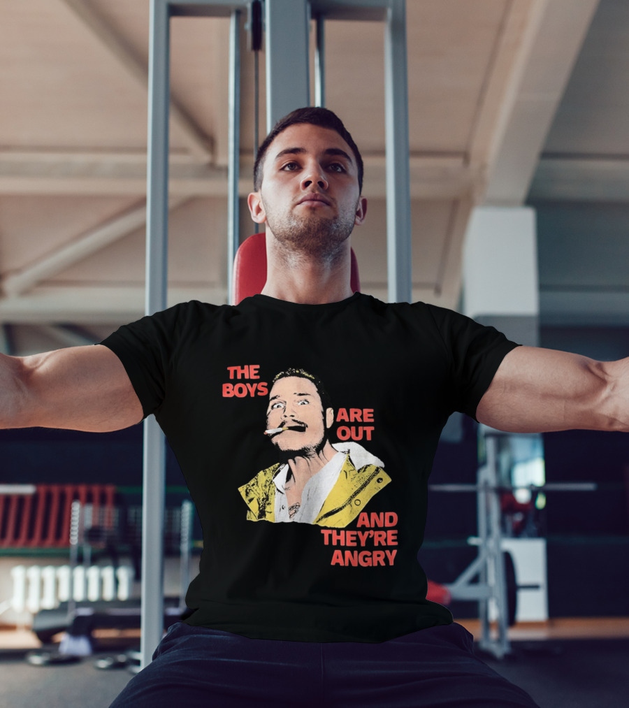 Zach Bryan The Boys Are Out And They're Angry Bold Comic T-Shirt