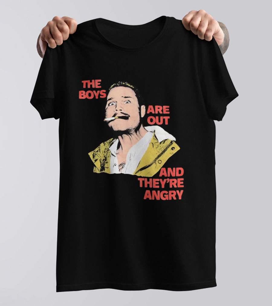 Zach Bryan The Boys Are Out And They're Angry Bold Comic T-Shirt
