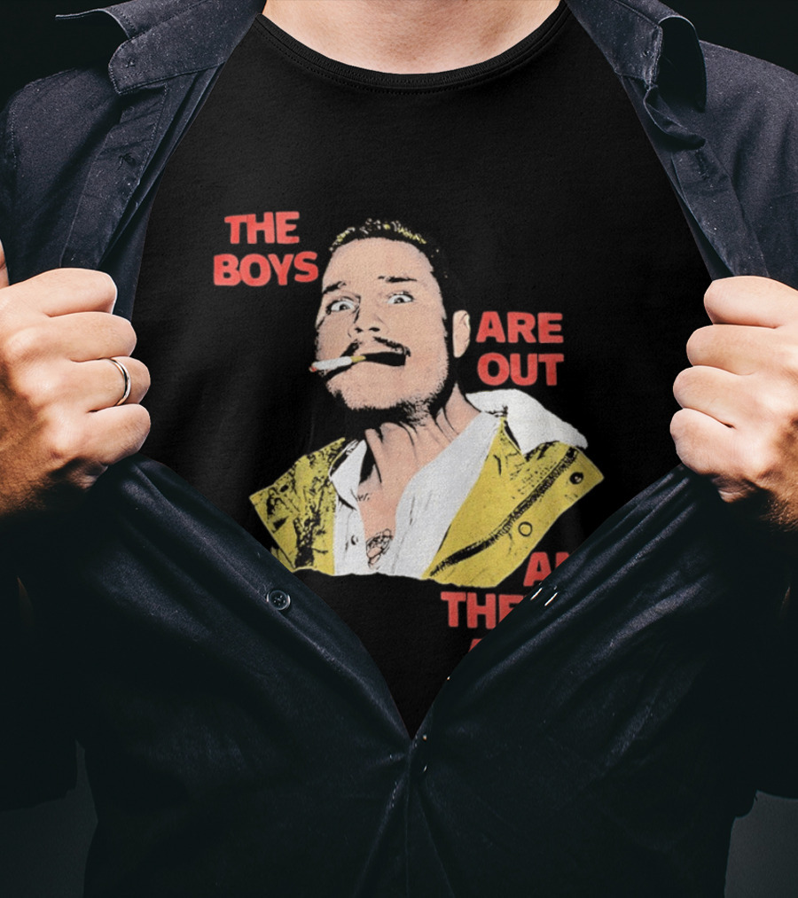 Zach Bryan The Boys Are Out And They're Angry Bold Comic T-Shirt