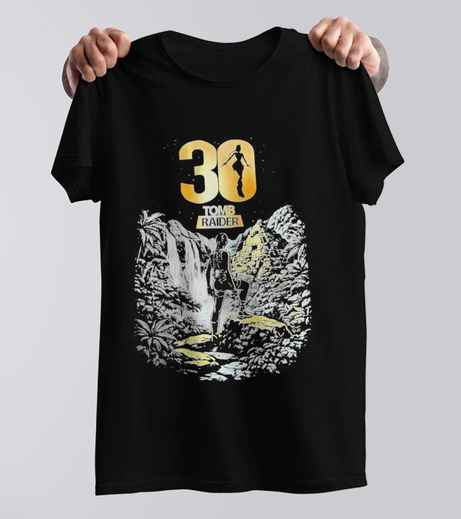30 Years Tomb Raider Celebration Wings T-Shirt