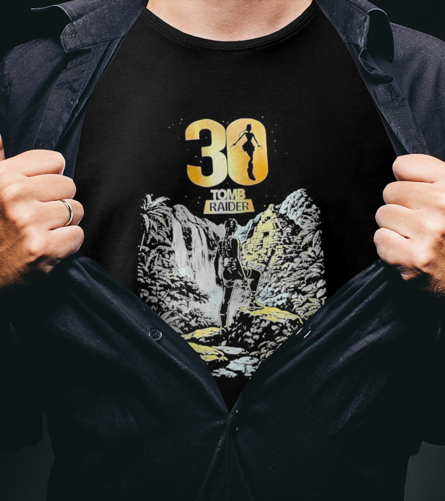 30 Years Tomb Raider Celebration Wings T-Shirt