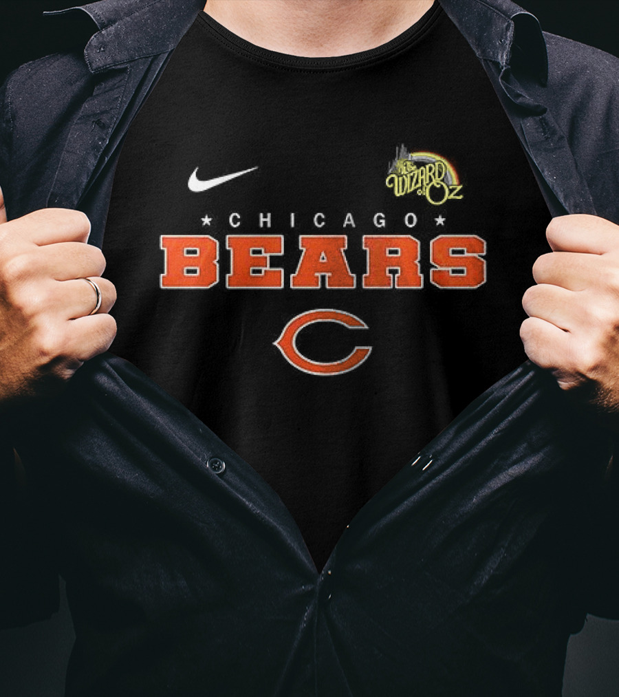 Nike Chicago Bears Lollipop Guild Wizard Of Oz Collaboration T-Shirt