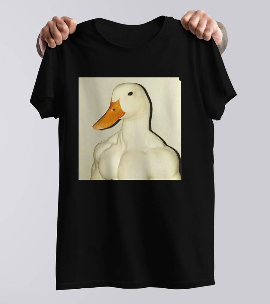 Muscle Goose Meme Buff Animal Bodybuilder Goose T-Shirt