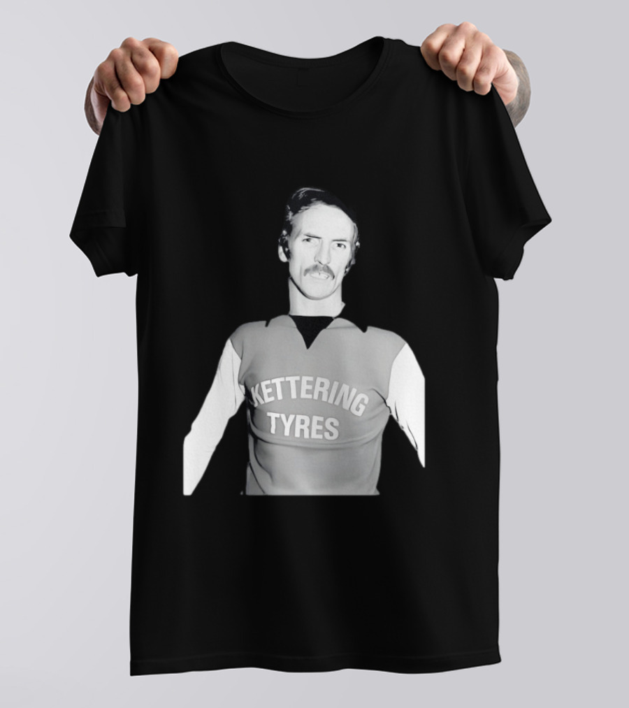 Derek Dougan Kettering Tyres Football Top T-Shirt