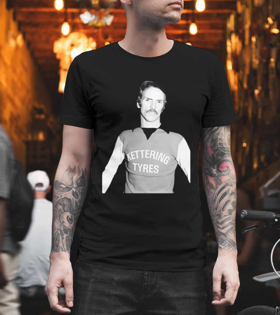Derek Dougan Kettering Tyres Football Top T-Shirt