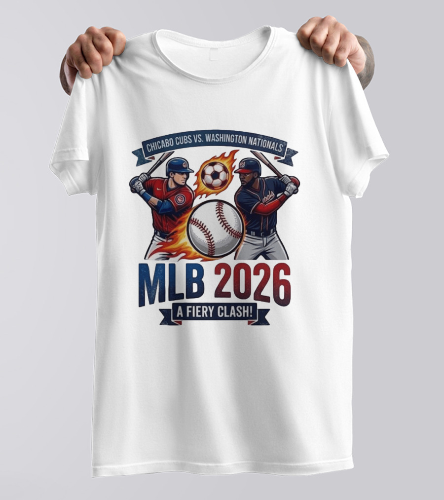 Chicago Cubs Vs Washington Nationals MLB 2026 A Fiery Clash T-Shirt