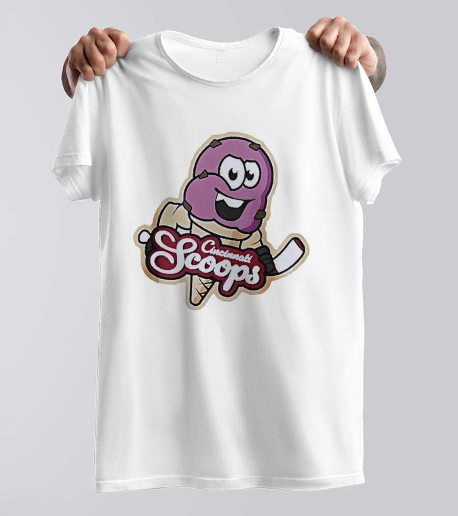 Cincinnati Scoops Hockey Ice Cream Cyclones T-Shirt
