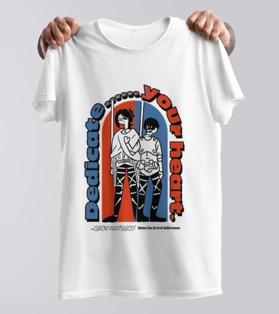 Dedicate Your Heart Attack On Titan Eren And Mikasa T-Shirt