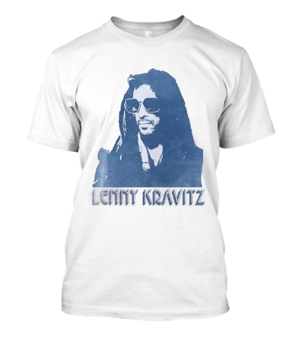 Lenny Kravitz Blue Sunglasses Las Vegas T-Shirt
