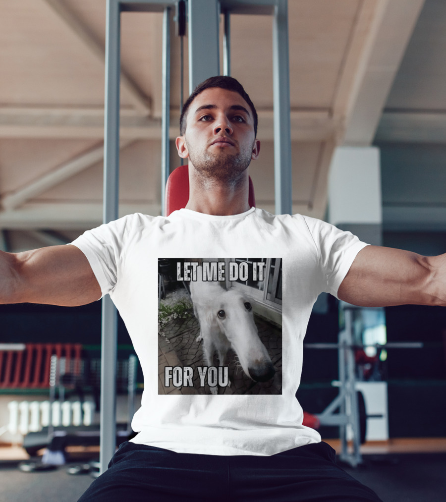 Let Me Do It For You Borzoi Dog Meme T-Shirt