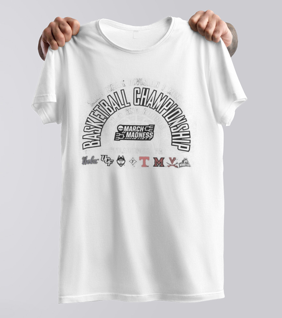 2026 NCAA Division Men's Basketball Championship March Madness First Second Rounds Philadelphia T-Shirt