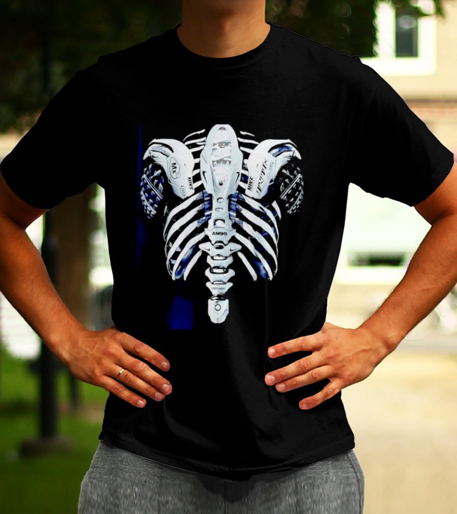 Air Max 95 AM95 Skeleton Rib Cage Sneakers T-Shirt