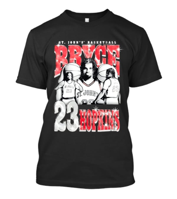 Bryce Hopkins St John's Basketball 23 Red Storm T-Shirt