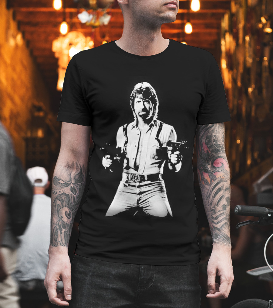 Chuck Norris Movie Star Icon Action Hero Television Series T-Shirt