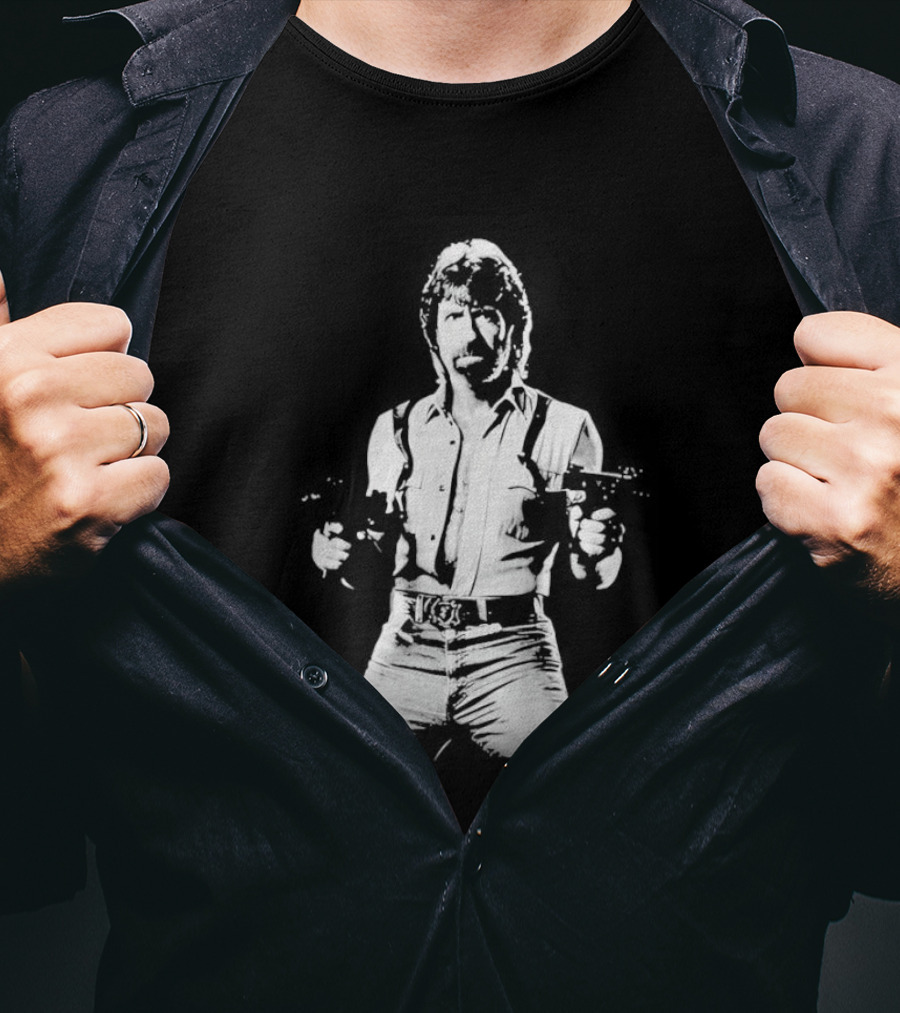 Chuck Norris Movie Star Icon Action Hero Television Series T-Shirt