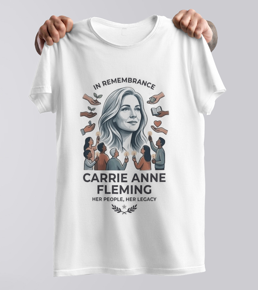 Carrie Anne Fleming A Brighter Future In Our Hands T-Shirt