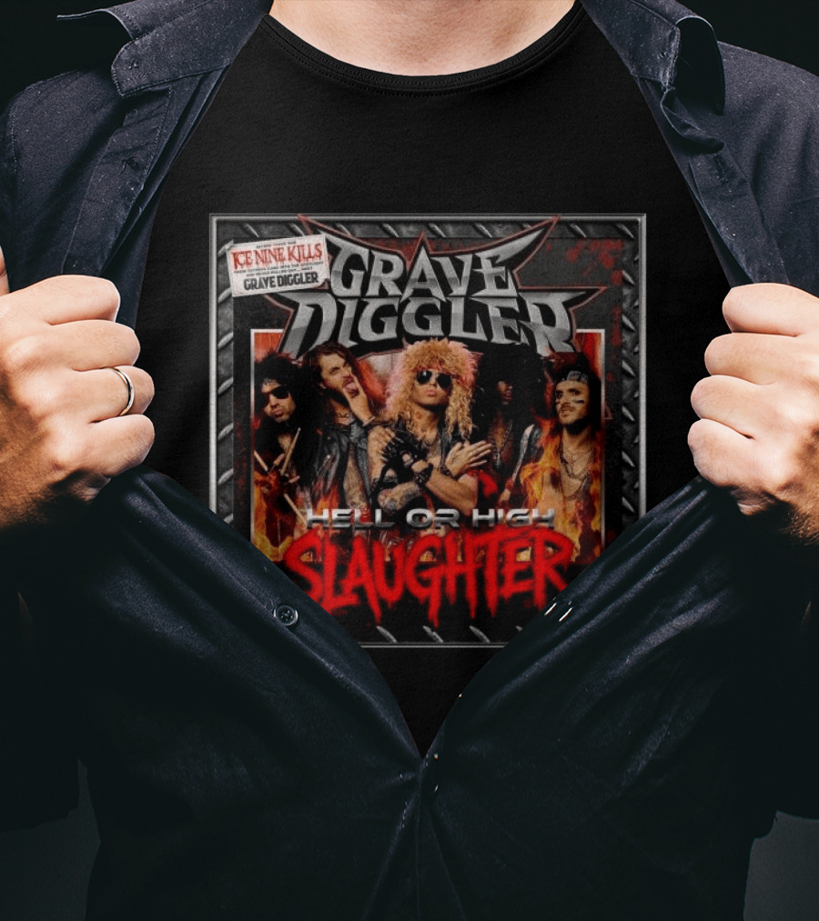 Ice Nine Kills Grave Diggler Hell Or High Slaughter Ready Or Not 2 T-Shirt