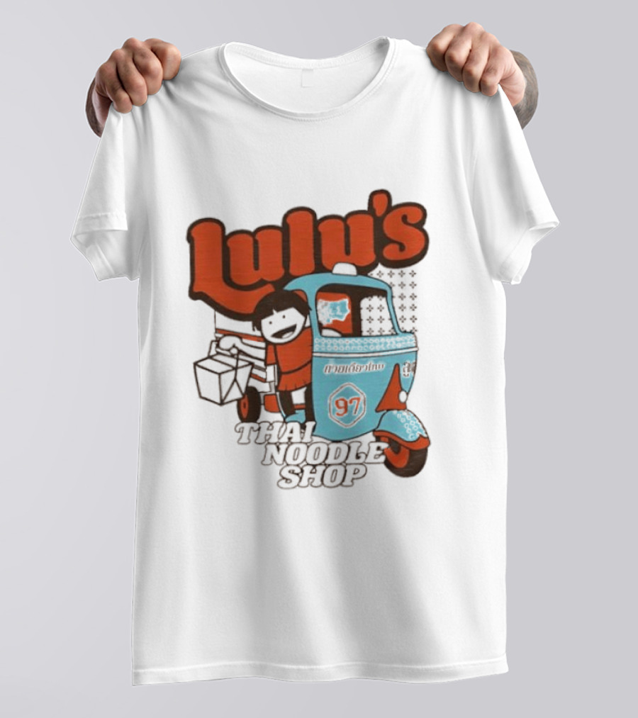 Lulu's Thai Noodle Shop Tuk Tuk Cartoon 97 T-Shirt