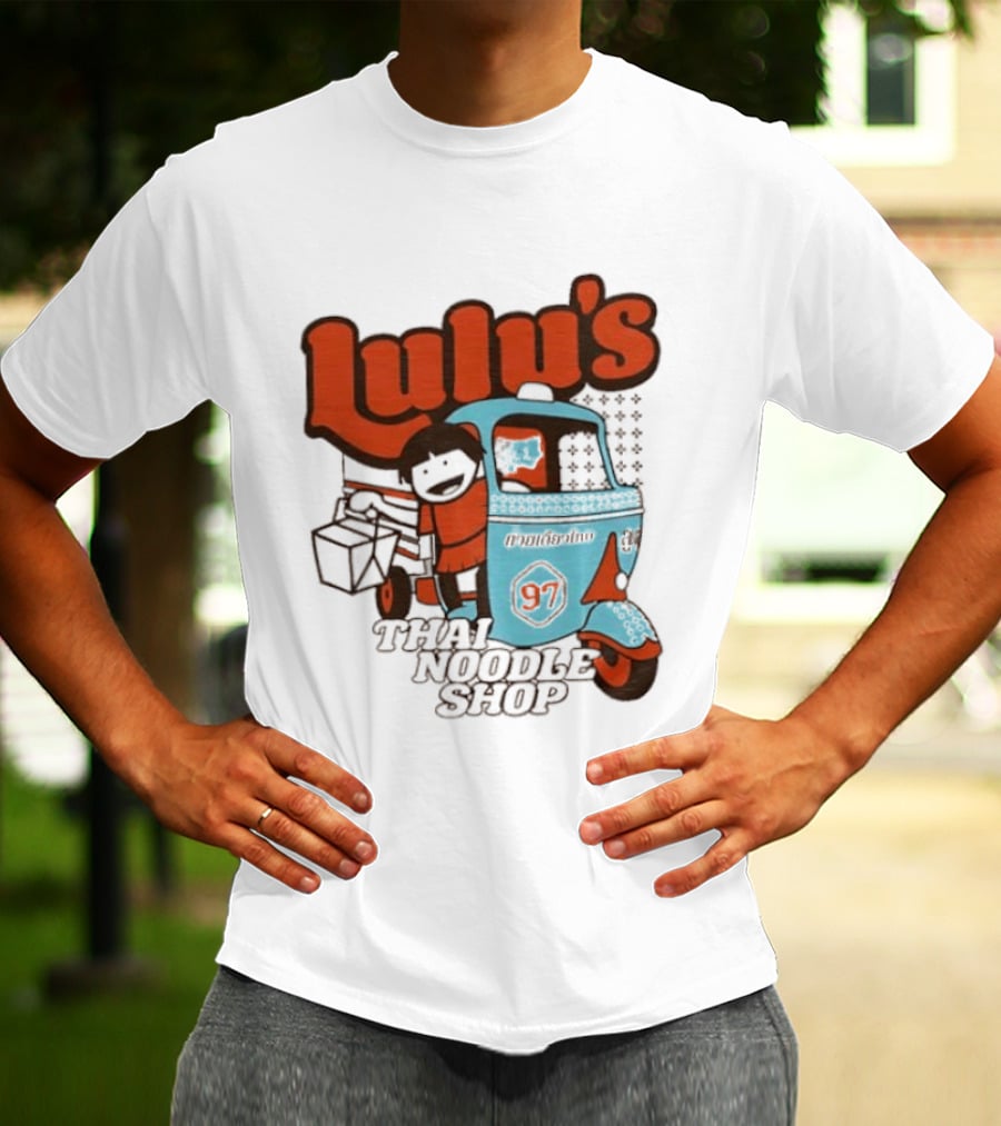 Lulu's Thai Noodle Shop Tuk Tuk Cartoon 97 T-Shirt