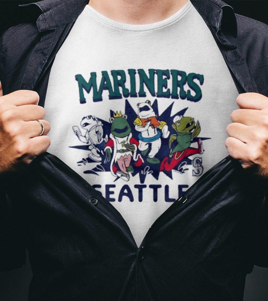 Mariners Seattle Frogs Racing Team T-Shirt