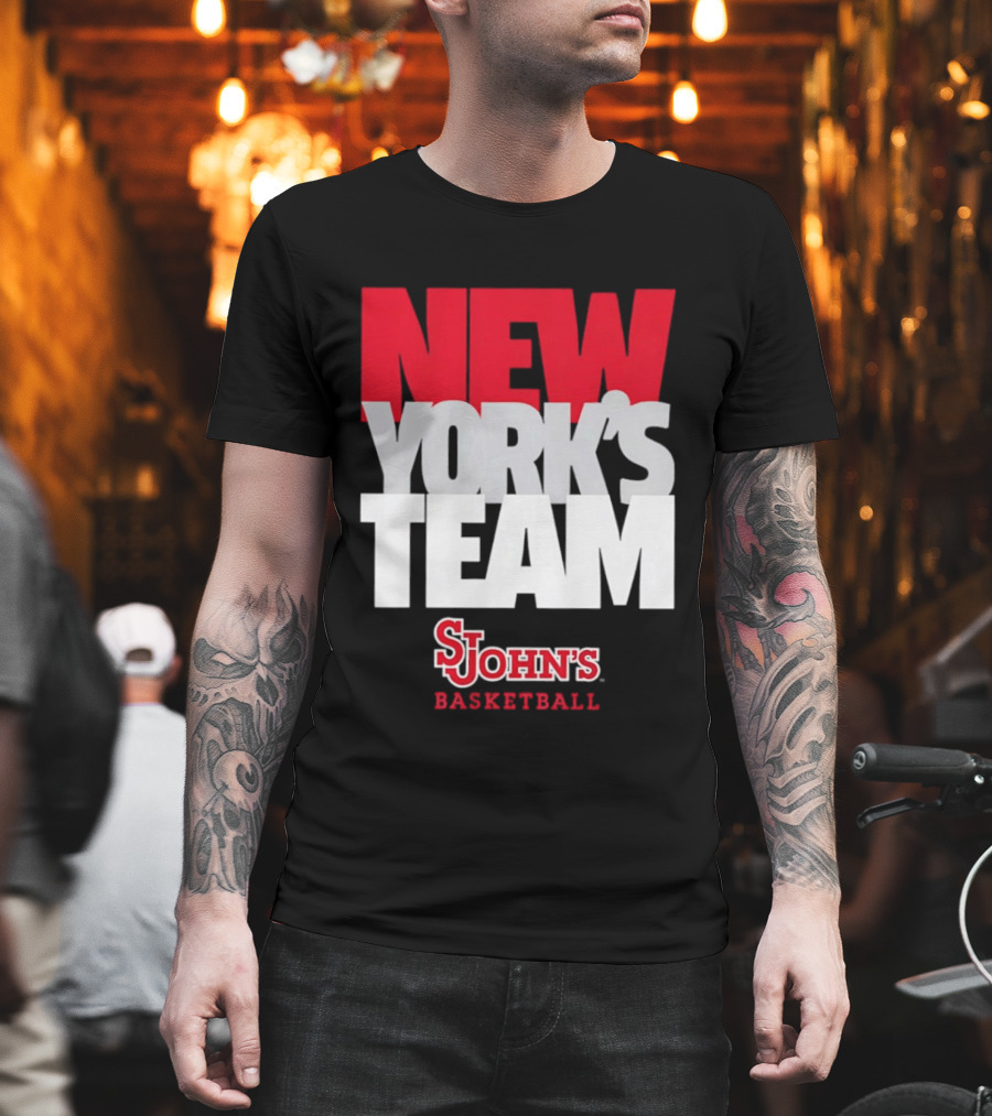 New York's Team St John's Basketball T-Shirt