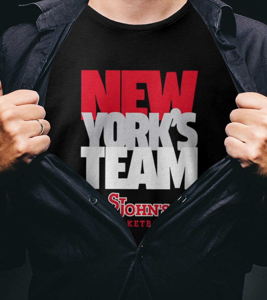 New York's Team St John's Basketball T-Shirt