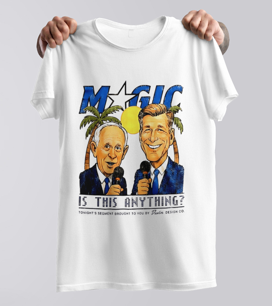 Orlando Magic Is This Anything 2026 NBA Champs Palm Trees Caricature T-Shirt