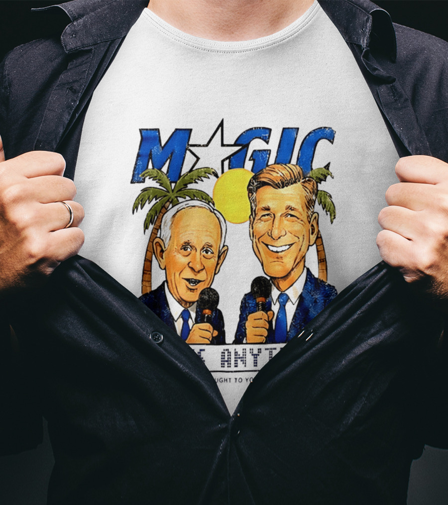 Orlando Magic Is This Anything 2026 NBA Champs Palm Trees Caricature T-Shirt