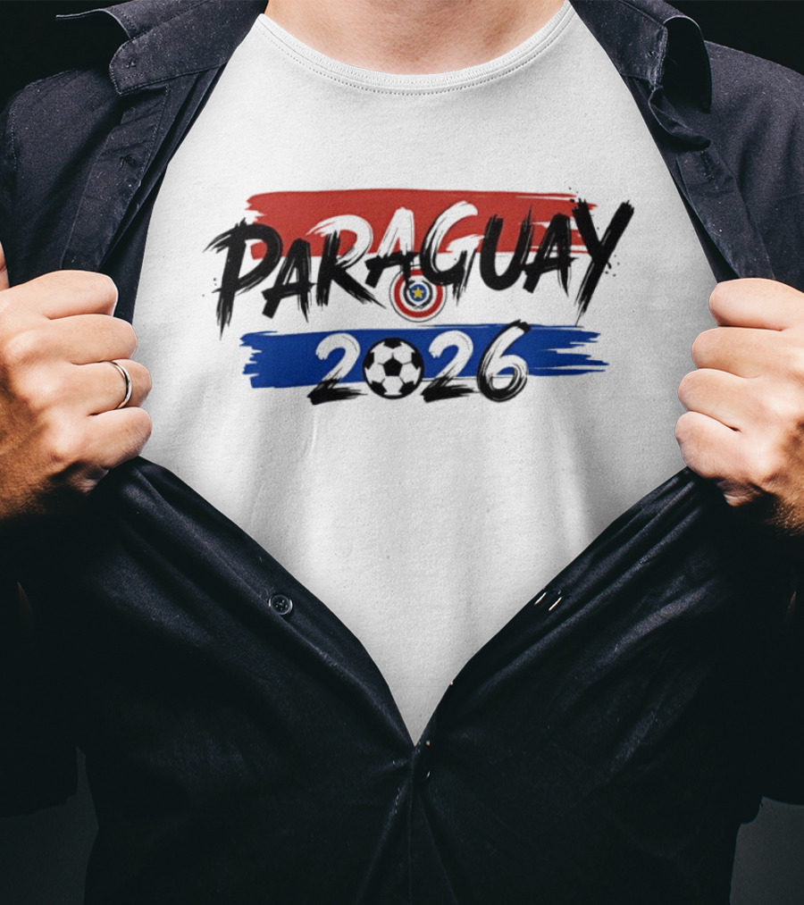 Paraguay 2026 World Cup Soccer Team Fan Gear T-Shirt