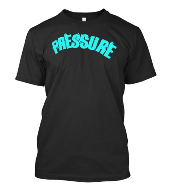 Pressure Teal Distressed Arched T-Shirt