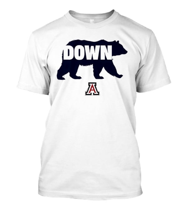 Arizona Wildcats Bear Down Basketball A T-Shirt