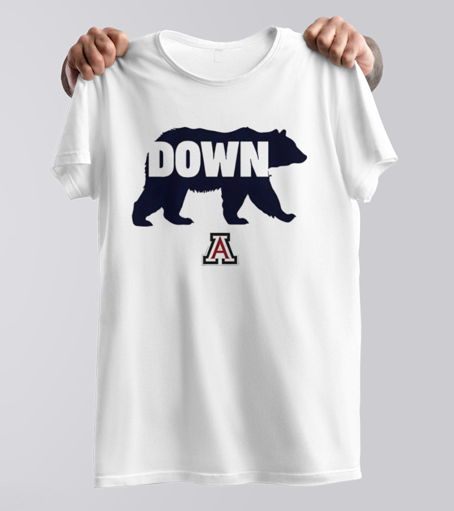 Arizona Wildcats Bear Down Basketball A T-Shirt