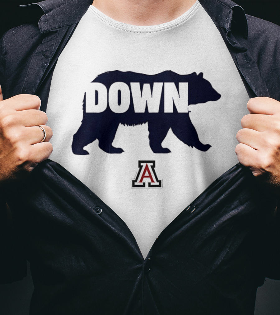 Arizona Wildcats Bear Down Basketball A T-Shirt