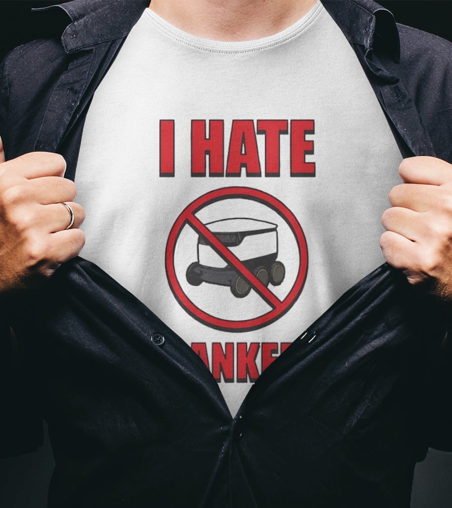 I Hate Clankers No Robot T-Shirt